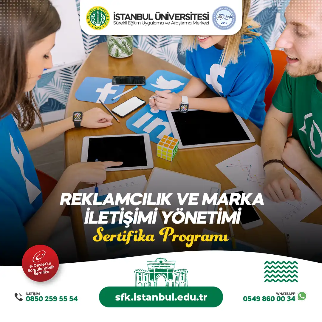 Reklamcılık ve Marka İletişimi Yönetimi Eğitimi Sertifika Programı